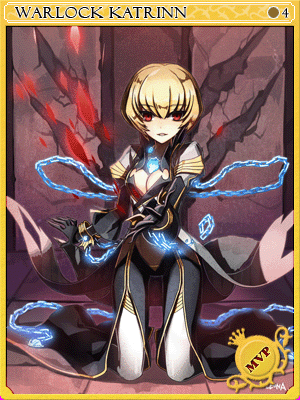 闇●咒術士 凱特莉娜卡片卡片插畫