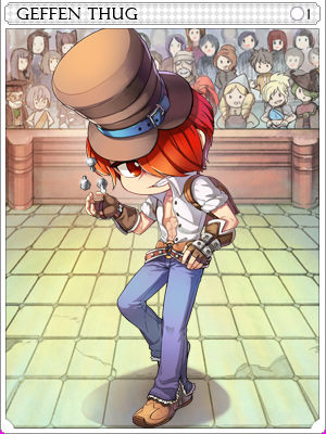 吉芬小混混卡片卡片插畫