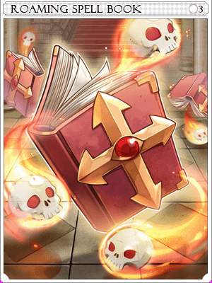 流浪魔法書卡片卡片插畫