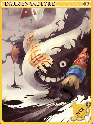 墨蛇君卡片卡片插畫