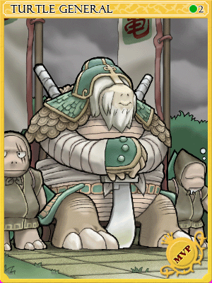 烏龜將軍卡片卡片插畫