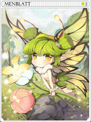 花妖精卡片卡片插畫