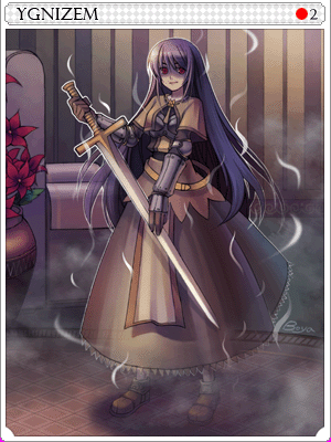 闇●劍士卡片卡片插畫