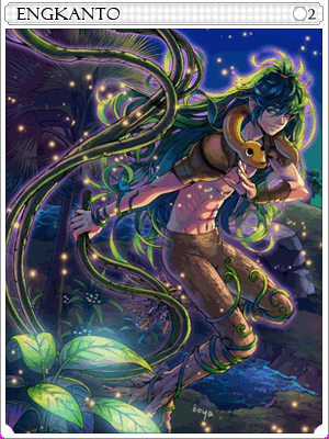 昂坎圖卡片卡片插畫