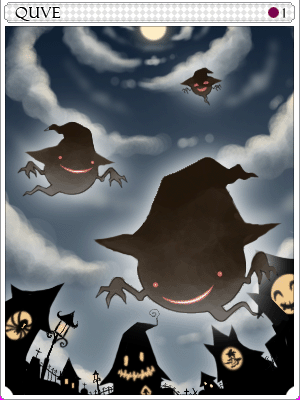 萬聖魔卡片卡片插畫