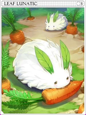 群葉瘋兔卡片卡片插畫