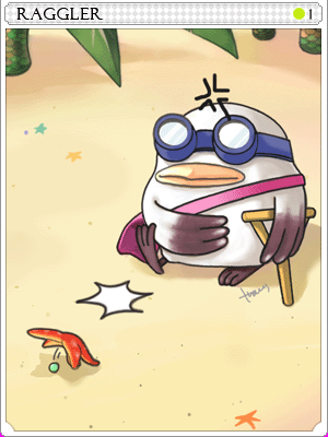 奈吉鳥卡片卡片插畫