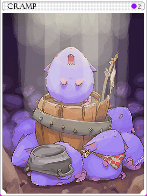 藍鼠卡片卡片插畫