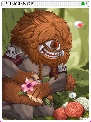 獨眼怪卡片卡片插畫