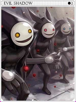 魔神影子卡片卡片插畫