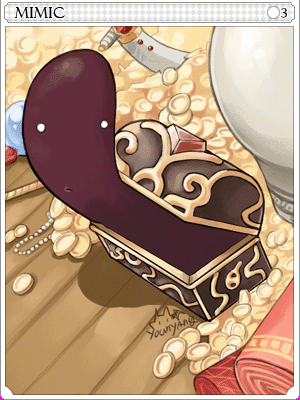邪惡箱卡片卡片插畫