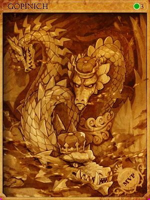 封印青冠龍卡片卡片插畫