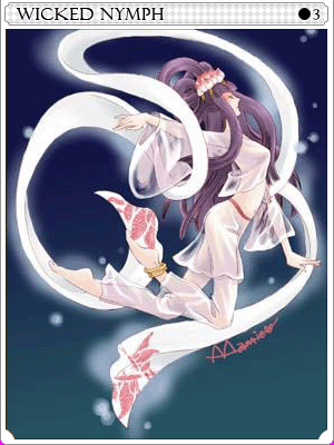 妖仙女卡片卡片插畫