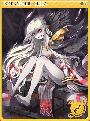 闇●妖術師 西里亞卡片卡片插畫