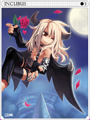 惡魔侍者卡片卡片插畫