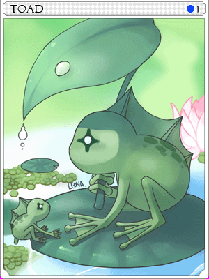 蛙王卡片卡片插畫