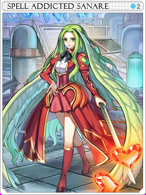 魔癮薩納雷卡片卡片插畫