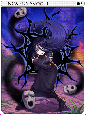 怪奇皮影魔卡片卡片插畫