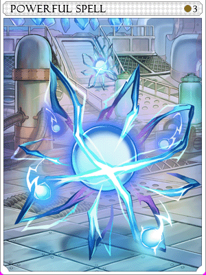強大魔力卡片卡片插畫