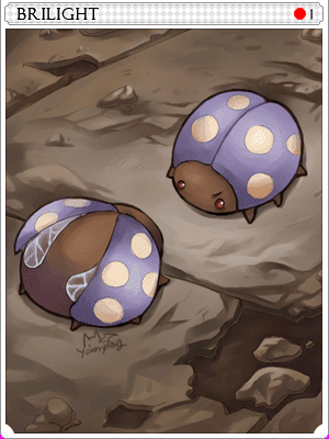 伊特瓢蟲卡片卡片插畫
