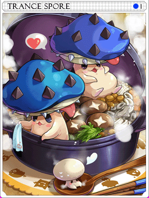 變形魔菇卡片卡片插畫