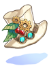 (服飾)機械植物帽(白)物品圖片